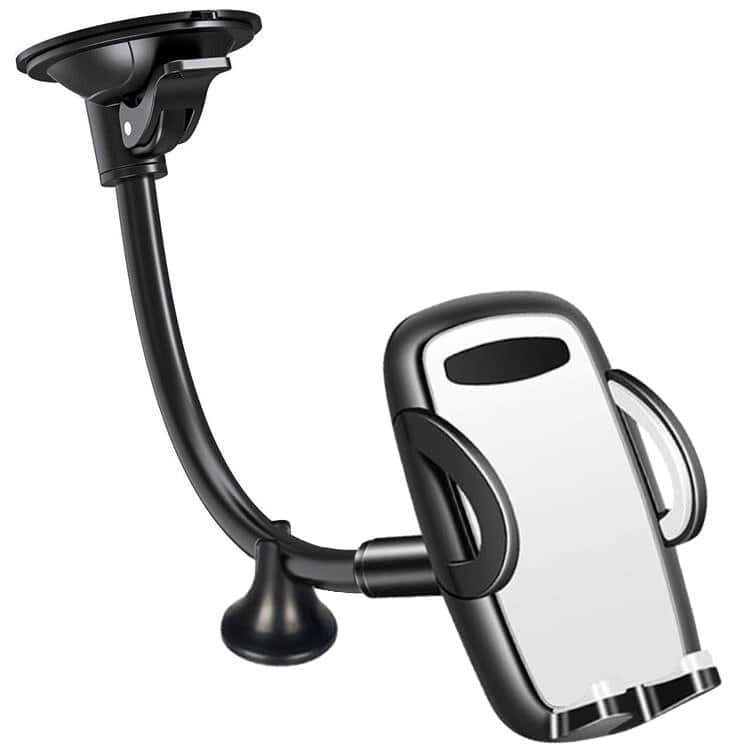 Windshield /Dashboard /Air vent Car Cell Mobile Phone Holder With Long Arm Mount for GPS iPhone Samsung Nokia Google Motorola Universal