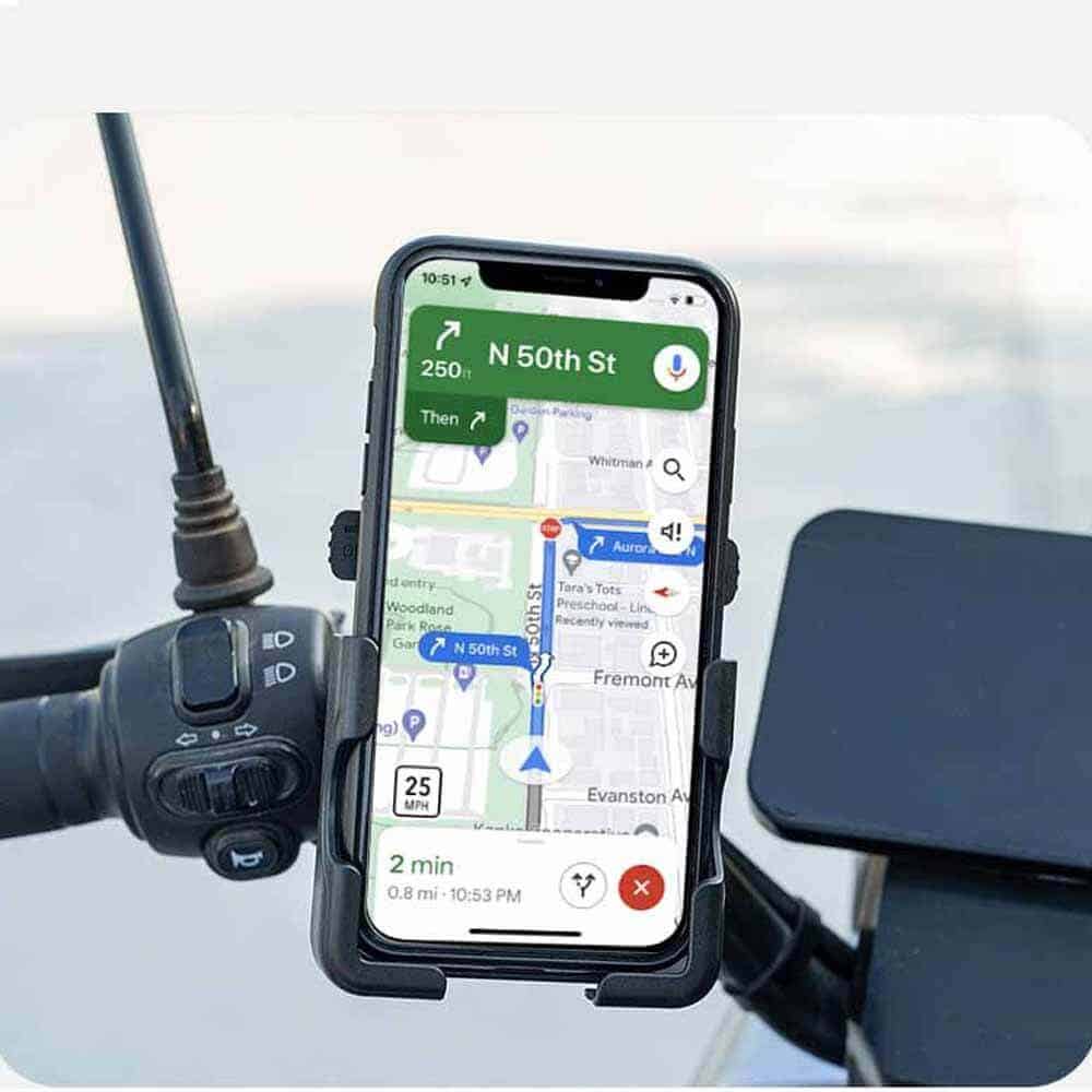 360° Rotatable Adjustable Bicycle Mobile Phone Mount Holder - Anti-Shake For iPhone Samsung Nokia Google Motorola