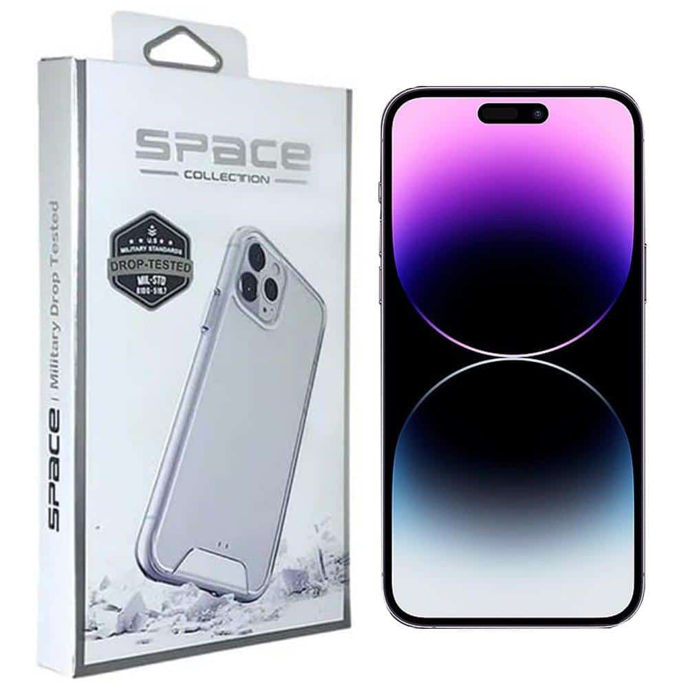Space Clear Case for iPhone 15/15Pro/15ProMax/15 Plus Hardshell Shockproof Transparent Phone Cover