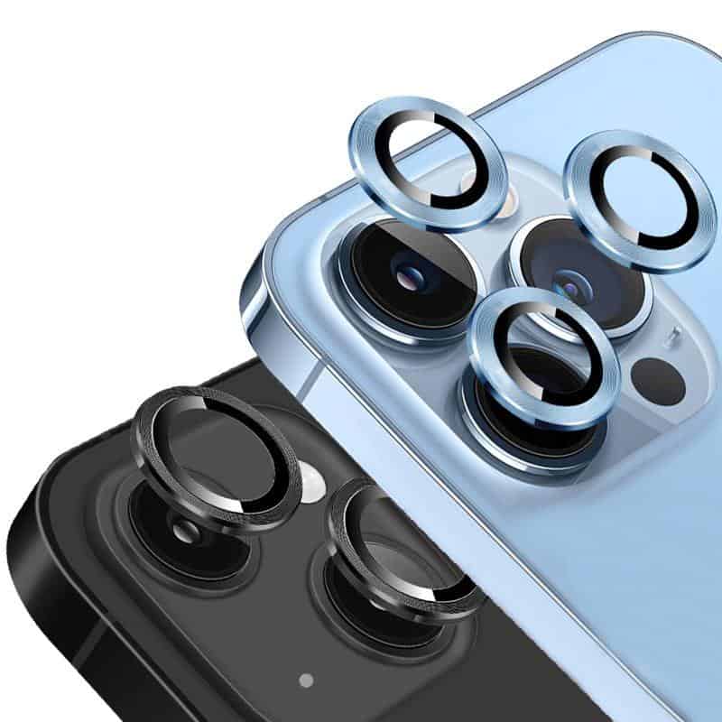Metal Individual Ring Cover Tempered Glass Camera Lens Protector For Apple iPhone 14/15/Pro Max/14 /15 Plus