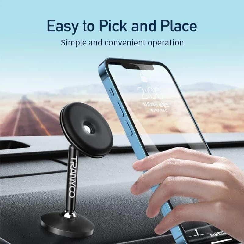 Tranyoo T-Z8 360 Degree Rotating Strong Magnetic Suction Car Dashboard/Desktop Mobile Phone Holder For iPhone/Samsung/Google/Oppo/Nokia/Xiaomi/TCL/Vivo
