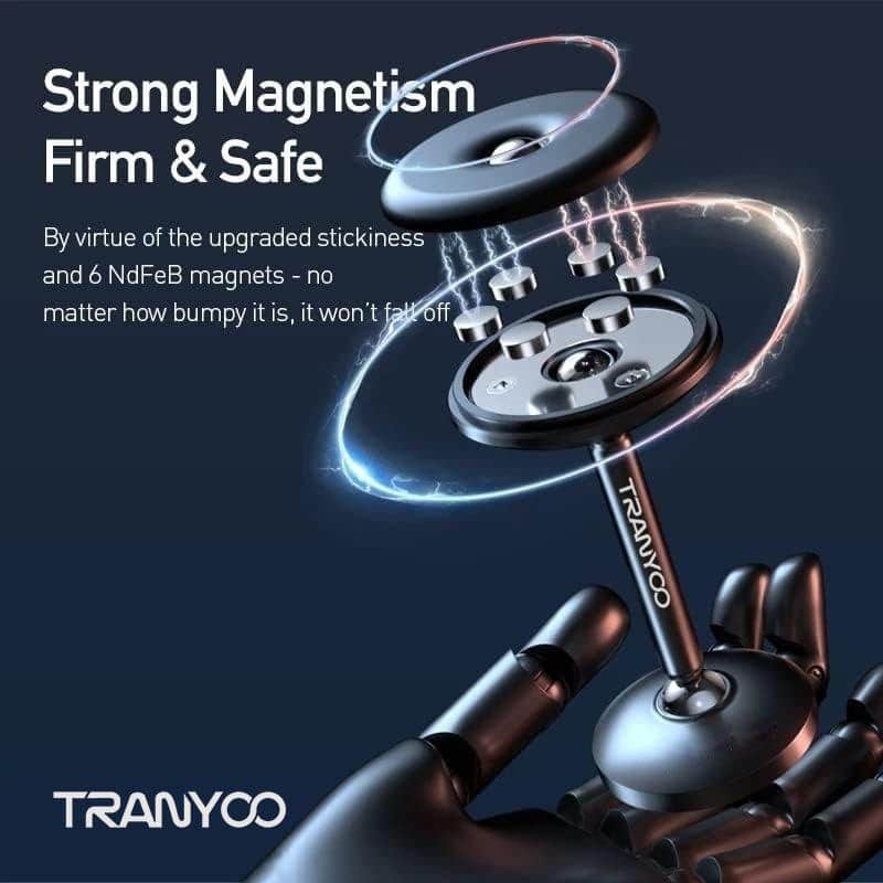 Tranyoo T-Z8 360 Degree Rotating Strong Magnetic Suction Car Dashboard/Desktop Mobile Phone Holder For iPhone/Samsung/Google/Oppo/Nokia/Xiaomi/TCL/Vivo