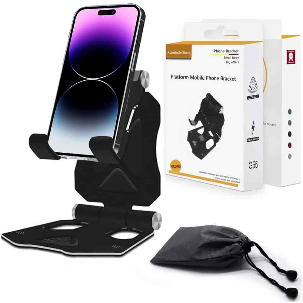 Aluminium Foldable Desktop Cell Phone Smartphone Stand Bracket Phone Desktop Bracket Small Tab /iPad