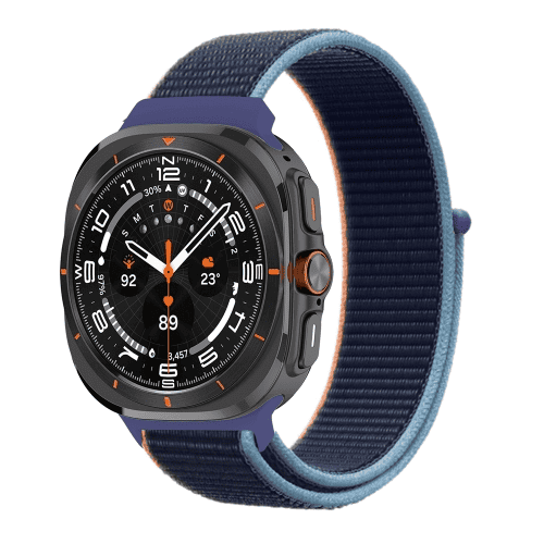 For Samsung Galaxy Watch 8 40MM 44MM / Ultra 47mm 2024 2025 Nylon Webbing Strap Watchband
