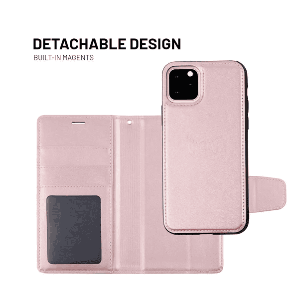 Genuine Hanman 2 in 1 Detachable Magnetic Flip Leather Wallet Cover Case For Apple iPhone 16 Series