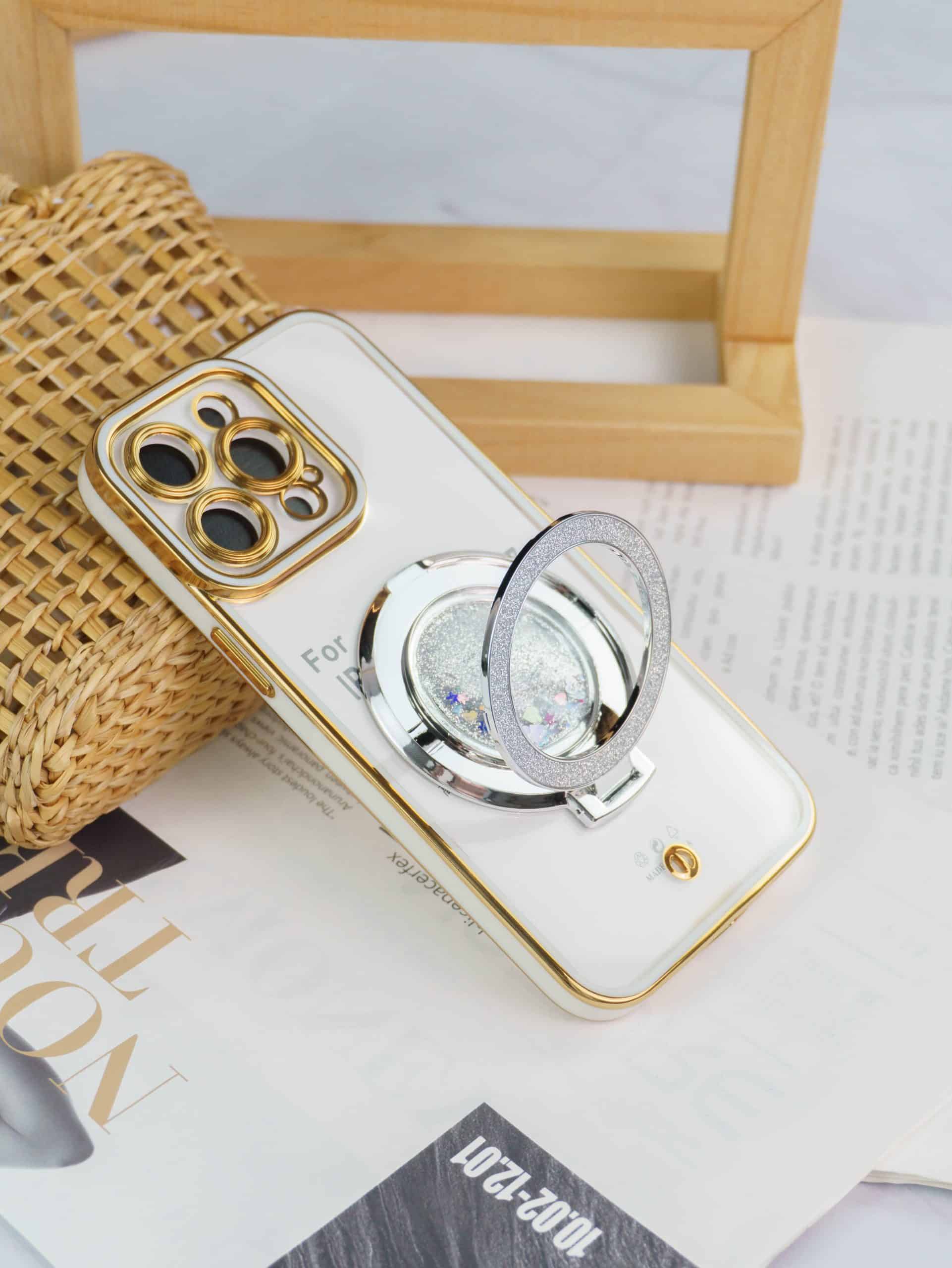 For Samsung Galaxy S25/S24/S25+/S25 Ultra Glitter Stand Case Shockproof Case Heavy Duty Protective Back Cover