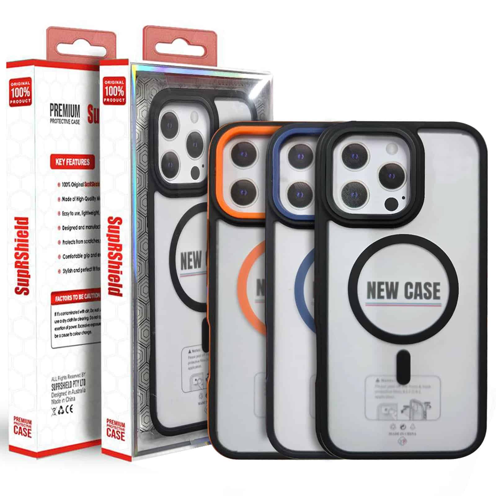 For Apple iPhone Matte Acrylic Hard Clear MagSafe Magnetic Shockproof Case Cover
