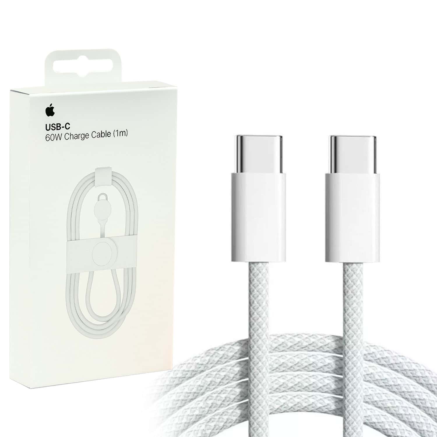 Apple 60W PD USB Type C to USB C Woven Design Fast Charging Quick Charger Data Sync Cable Cord for iPhone 15/16/iPad