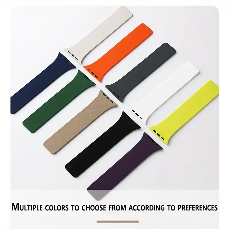 [ NEW ITEM ] Silicon Magnetic Wristband For Apple Watch Series 11 /10 /9 /8 /7 /SE /6 /5 /4 /3 /2 /1 Ultra 3 /2 Strap Replacement Wrist Band 38mm 40mm 41mm 42mm 44mm 45mm 46mm 49mm