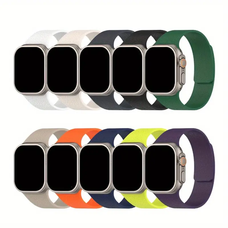 [ NEW ITEM ] Silicon Magnetic Wristband For Apple Watch Series 11 /10 /9 /8 /7 /SE /6 /5 /4 /3 /2 /1 Ultra 3 /2 Strap Replacement Wrist Band 38mm 40mm 41mm 42mm 44mm 45mm 46mm 49mm