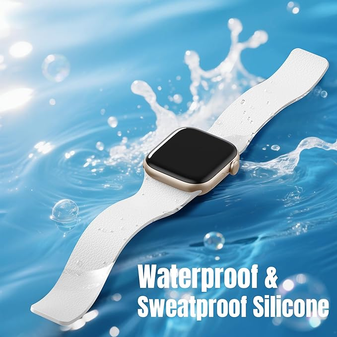 [ NEW ITEM ] Silicon Magnetic Wristband For Apple Watch Series 11 /10 /9 /8 /7 /SE /6 /5 /4 /3 /2 /1 Ultra 3 /2 Strap Replacement Wrist Band 38mm 40mm 41mm 42mm 44mm 45mm 46mm 49mm