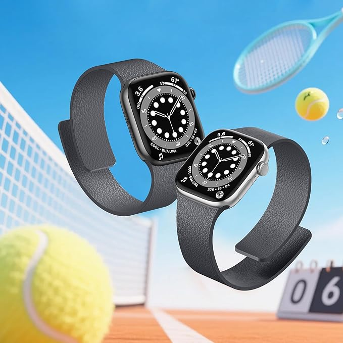 [ NEW ITEM ] Silicon Magnetic Wristband For Apple Watch Series 11 /10 /9 /8 /7 /SE /6 /5 /4 /3 /2 /1 Ultra 3 /2 Strap Replacement Wrist Band 38mm 40mm 41mm 42mm 44mm 45mm 46mm 49mm