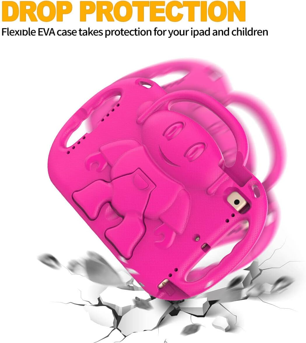 For Apple iPad Series Eva Cartoon Soft Tablet Case, Kids Protective Shockproof Case Cover For Children