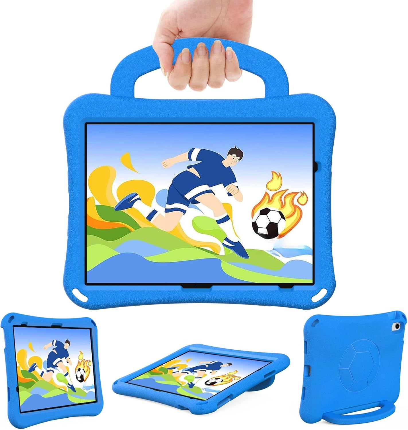 For Apple iPad Series EVA Football Soft Tablet Case, Kids Protective Shockproof Case Cover For Childrens