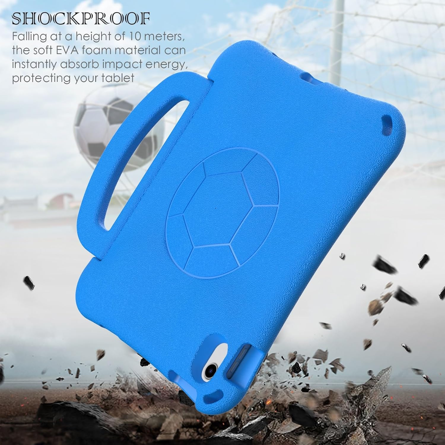 For Apple iPad Series EVA Football Soft Tablet Case, Kids Protective Shockproof Case Cover For Childrens