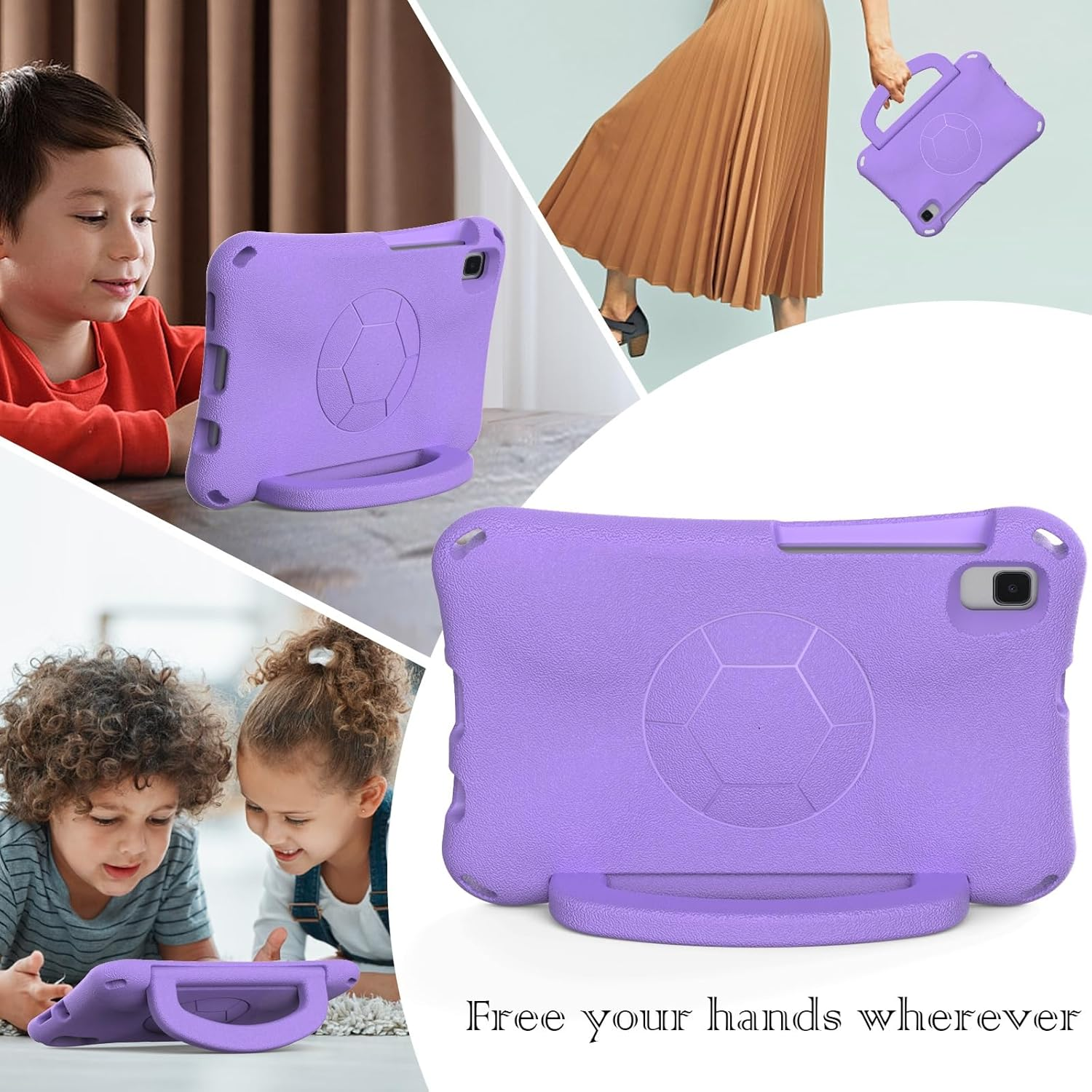 For Apple iPad Series EVA Football Soft Tablet Case, Kids Protective Shockproof Case Cover For Childrens