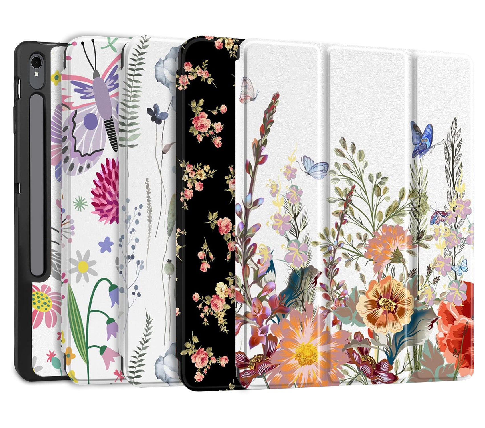 WITH PENCIL HOLDER For Apple iPad Folio Smart Leather Magnetic Stand Case Cover
