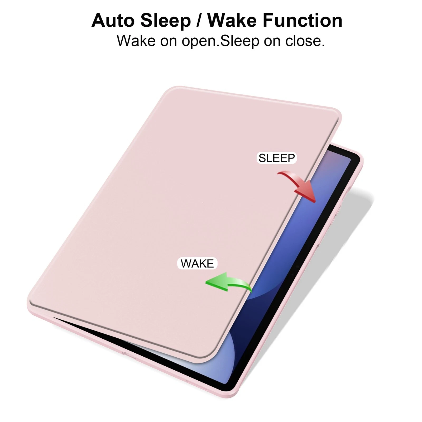 For Galaxy TAB S11 / S9 / S9 FE / S10FE / S10 Lite WITH PENCIL HOLDER Rotaing Folio Smart Leather Magnetic Stand Case Cover