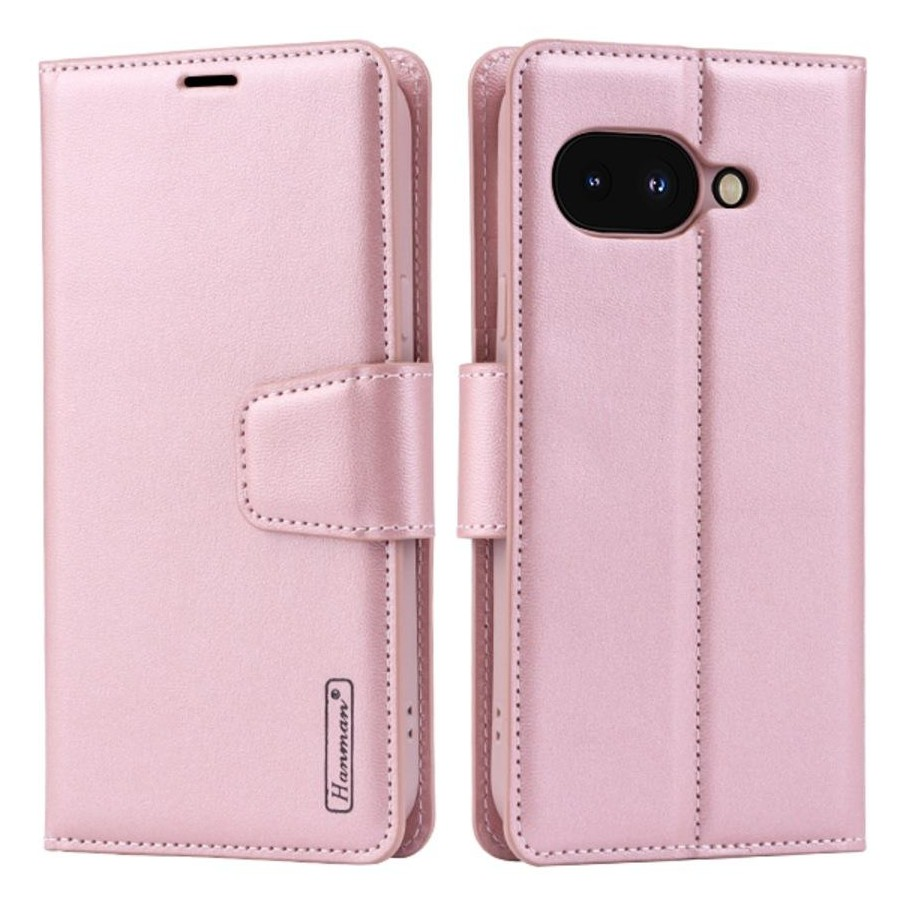 Hanman Wallet Leather Flip Case Cover For Google Pixel