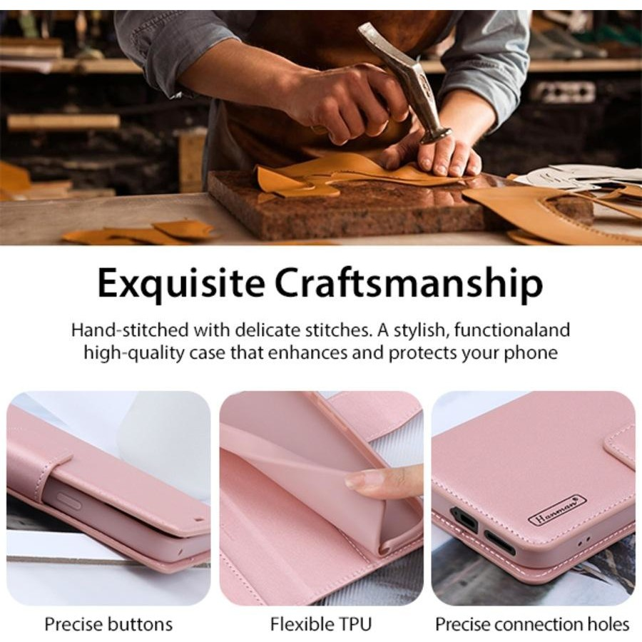 Hanman Wallet Leather Flip Case Cover For Google Pixel