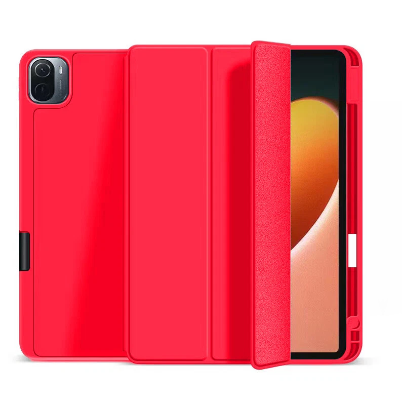 [NEW ITEM] WITH PENCIL HOLDER Folio Smart Leather Magnetic Stand Case Cover Apple iPad All Models