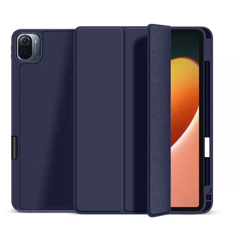 [NEW ITEM] WITH PENCIL HOLDER Folio Smart Leather Magnetic Stand Case Cover Apple iPad All Models