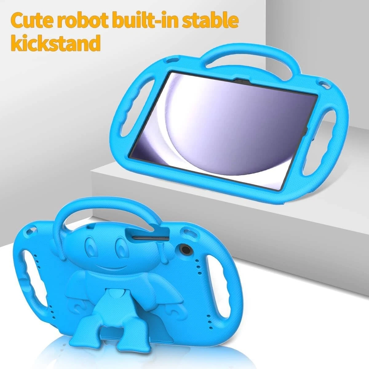 For Samsung Galaxy TAB EVA Cartoon CaseShockproof Heavy Duty Kickstand Case Cover