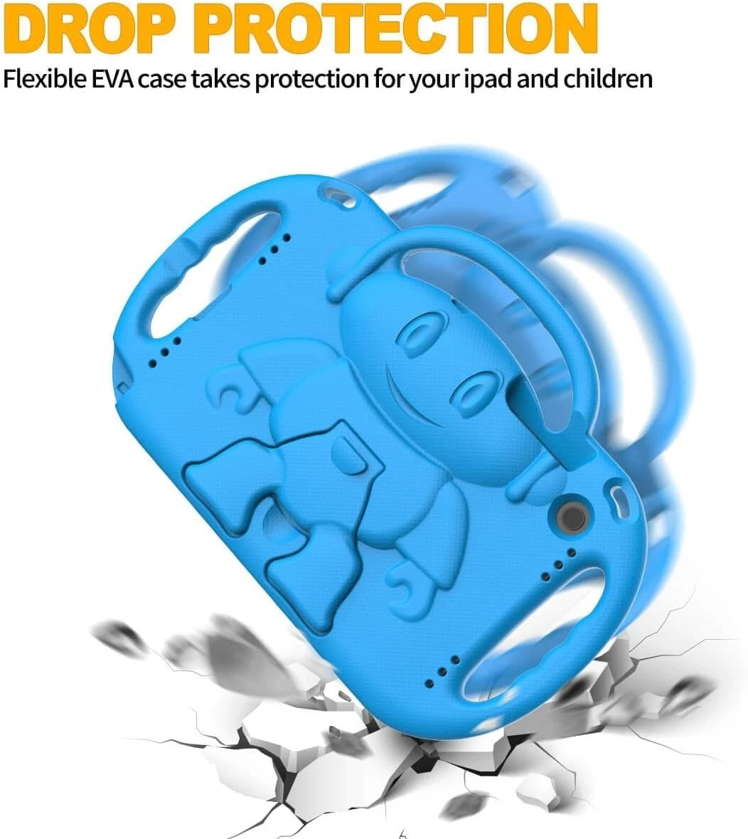 For Samsung Galaxy TAB EVA Cartoon CaseShockproof Heavy Duty Kickstand Case Cover