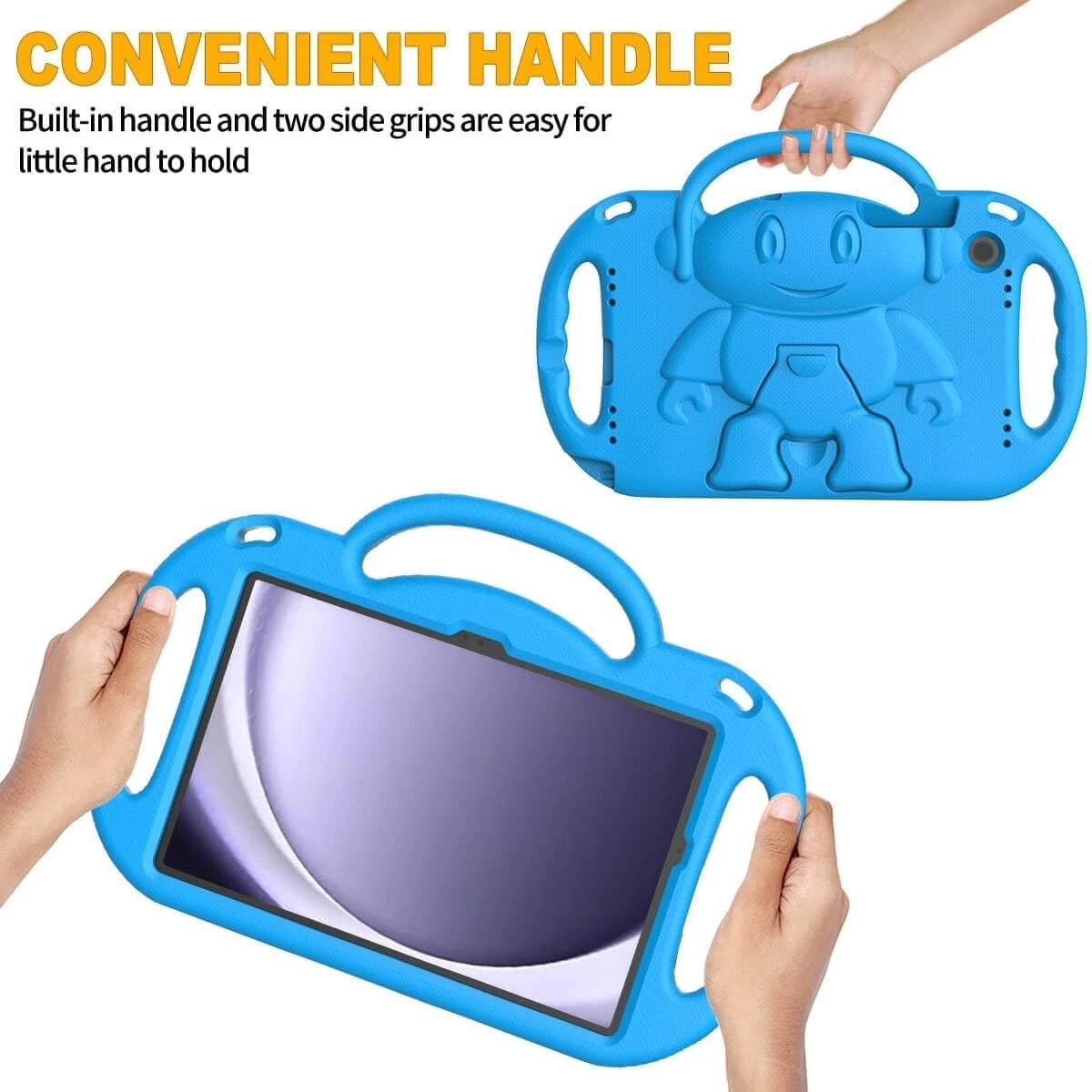 For Samsung Galaxy TAB EVA Cartoon CaseShockproof Heavy Duty Kickstand Case Cover