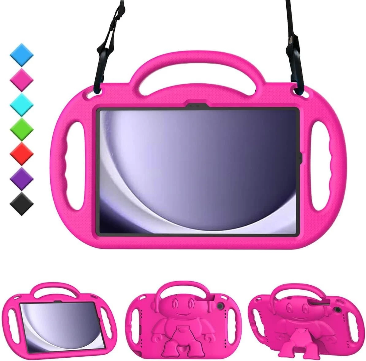 For Samsung Galaxy TAB EVA Cartoon CaseShockproof Heavy Duty Kickstand Case Cover
