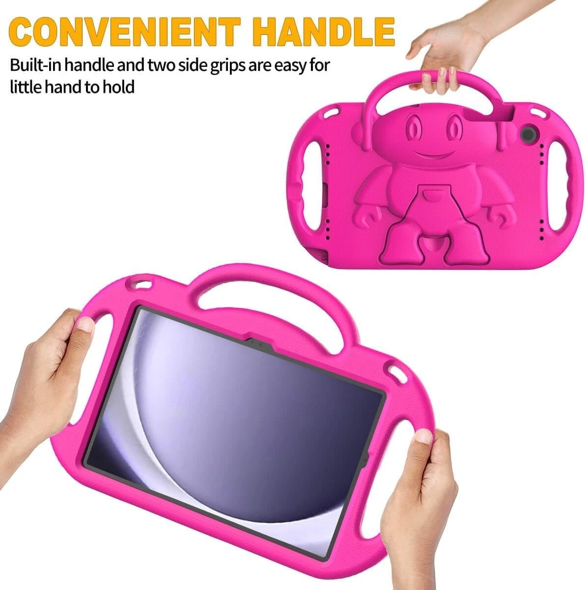 For Samsung Galaxy TAB EVA Cartoon CaseShockproof Heavy Duty Kickstand Case Cover