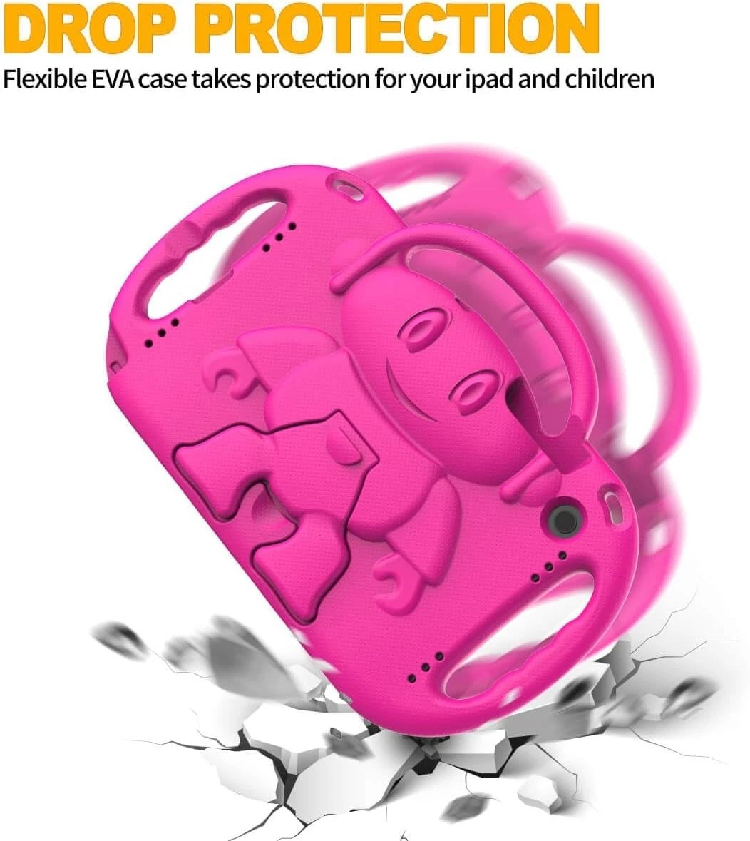 For Samsung Galaxy TAB EVA Cartoon CaseShockproof Heavy Duty Kickstand Case Cover