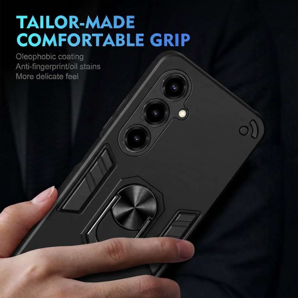 For Optus X Total 2 Magnetic Ring Rugged Shockproof Case Heavy Duty Protective Back Cover