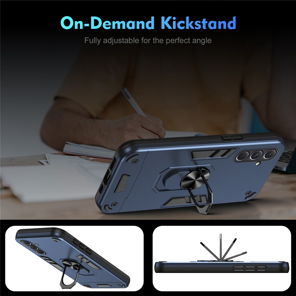 For Optus X Total 2 Magnetic Ring Rugged Shockproof Case Heavy Duty Protective Back Cover