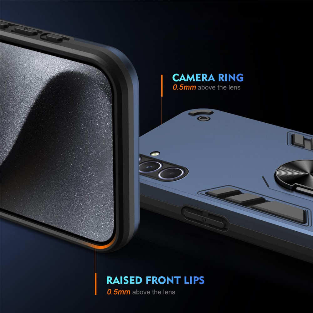For Optus X Total 2 Magnetic Ring Rugged Shockproof Case Heavy Duty Protective Back Cover