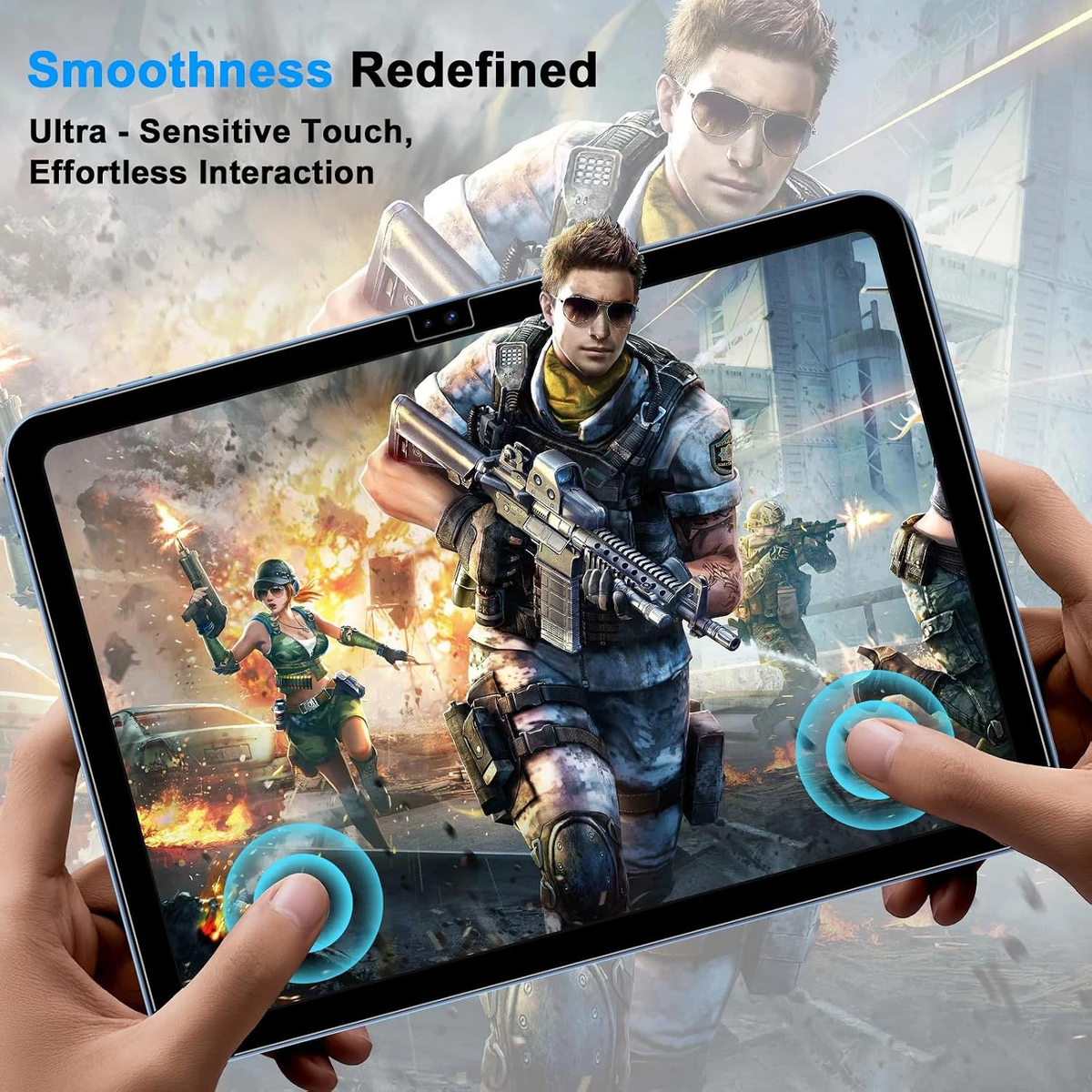 For iPad A16 11th 10th 9th Gen Air M4 13 11 Tempered Glass Screen Protector
