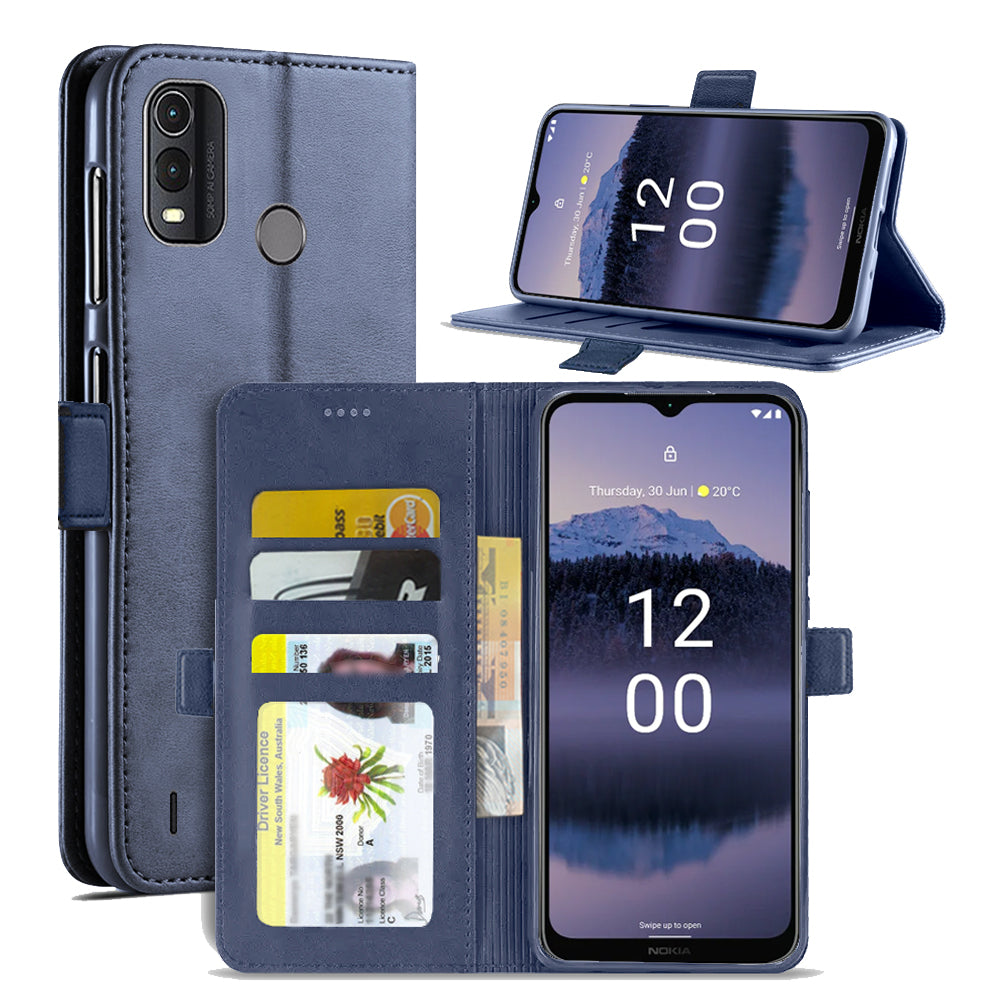 For Nokia SupRShield Wallet Leather Card Holder Protective Shockproof Case Cover