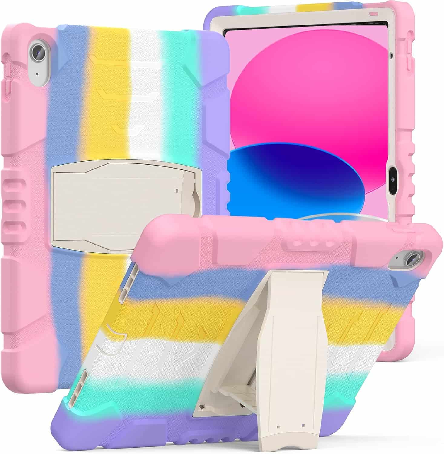 Stand Fancy Shockproof Heavy Duty Kickstand Case Cover For All Samsung TAB Models