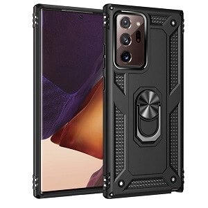 Samsung Galaxy Note 20 Ultra Heavy Duty Shockproof Rugged Case Cover (Black)