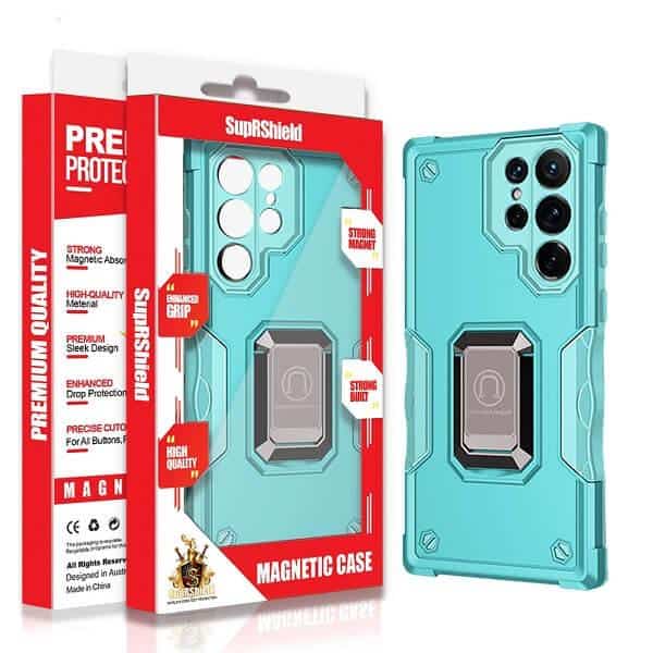 For Samsung Galaxy Magnetic Ring Rugged Shockproof Heavy Duty Protective Back Cover