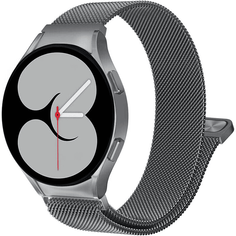 Samsung Galaxy Watch 7 FE 6 5 4 3 Pro Active 2 Gear S2 Stainless Steel Adjustable Milanese Strap