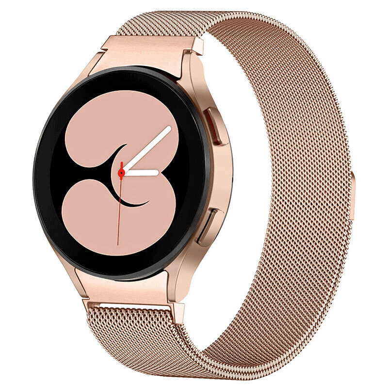 Samsung Galaxy Watch 7 FE 6 5 4 3 Pro Active 2 Gear S2 Stainless Steel Adjustable Milanese Strap