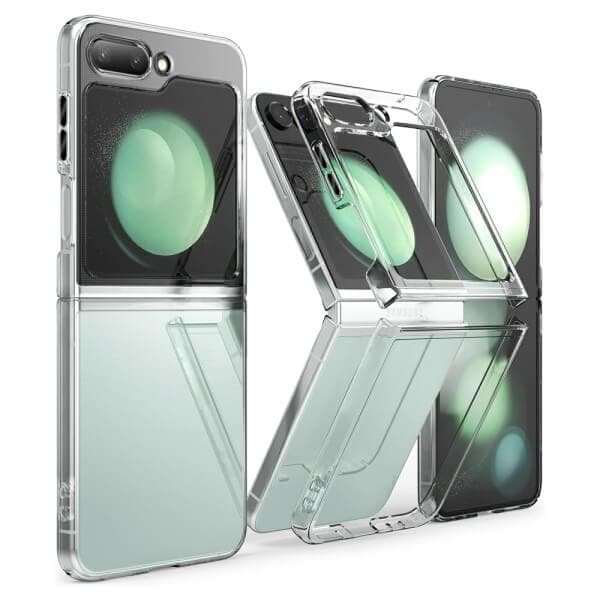 Samsung Galaxy Z Series Clear Case Slim With 4 Corners [Shock Absorption] Hard Back Soft Bumper Cover