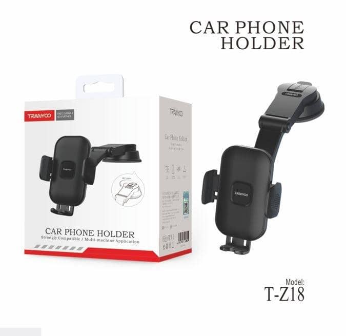 TRANYOO (T-Z18) Windshield /Dashboard Strong Suction Cup Telescopic Arm Design Hands Free Car Phone Mount Holder