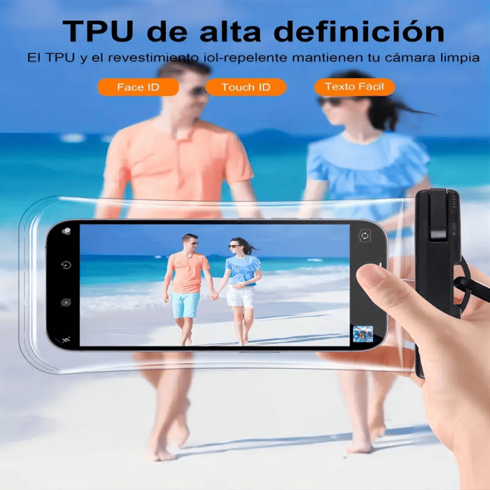 Universal Waterproof Water Proof Phone Bag Dry Pouch Underwater Case Cover for Up to 6.9 inch Mobile Phone