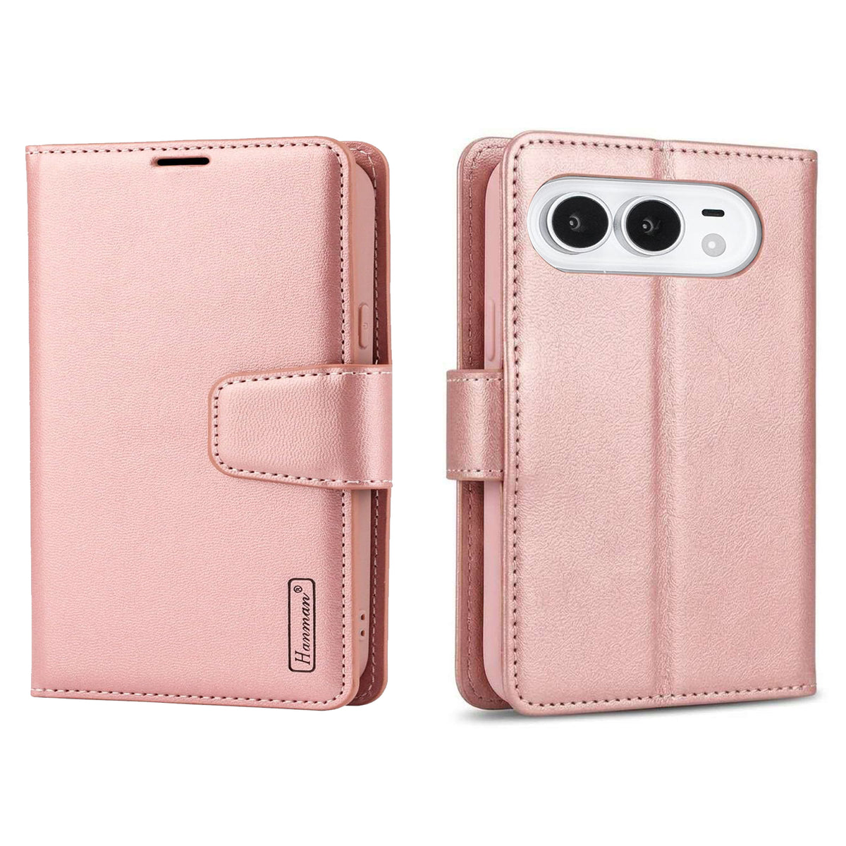 Genuine Hanman Wallet Leather Flip Case Cover For Apple iPhone All Models