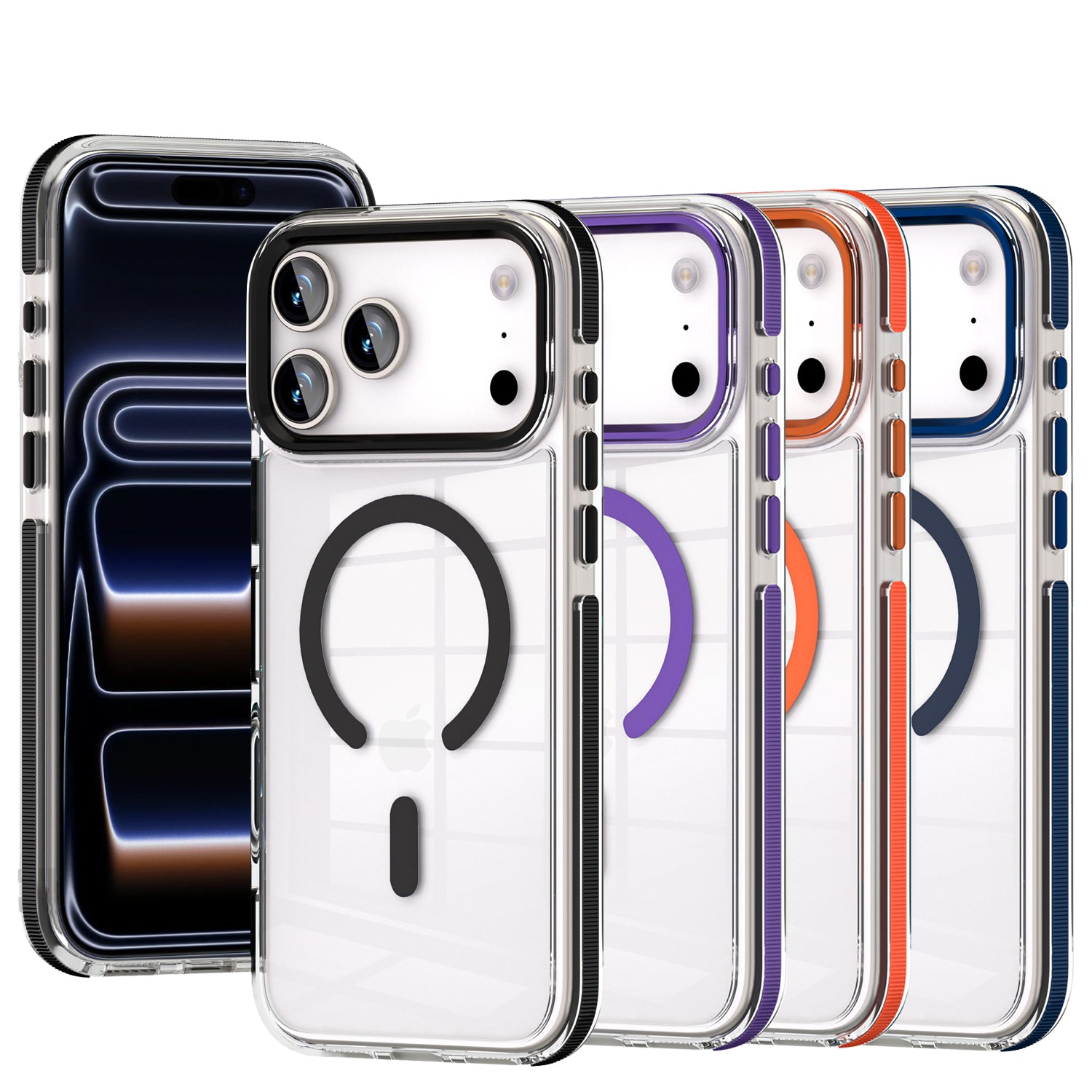For Apple iPhone 17/17 Air/17 Pro/17 Pro Max MagSafe Magnetic Anti Scratch Camera Protective Case Cover