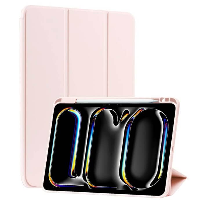 [NEW ITEM] WITH PENCIL HOLDER Folio Smart Leather Magnetic Stand Case Cover Apple iPad All Models