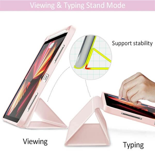 [NEW ITEM] WITH PENCIL HOLDER Folio Smart Leather Magnetic Stand Case Cover Apple iPad All Models