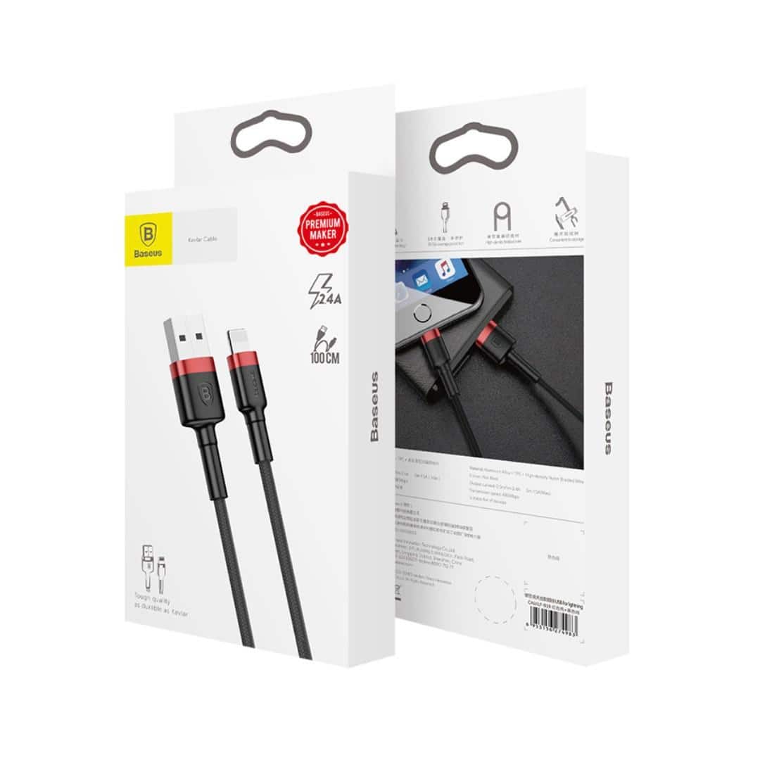 Baseus 1M Fast Speed Charging High Quality Data Sync Lightning Cable Cord For Apple iPhone iPad iPod